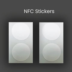 Pack of 10 - 215 NFC Tags ( Round shape 25mm) white color