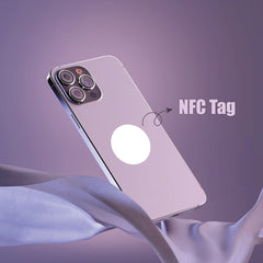 Pack of 10 - 215 NFC Tags ( Round shape 25mm) white color
